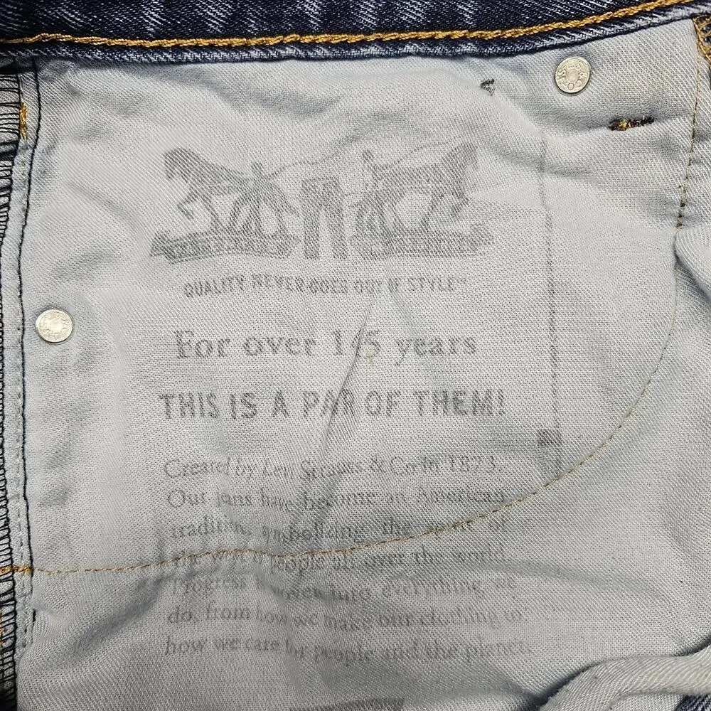 Levi Jeans Men's 505 Cotton Denim 34x32 Classic Cowboy